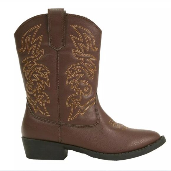 NWT - Deer Stags Ranch Kids' Cowboy Boots - Size 12 - UNISEX - Picture 5 of 6